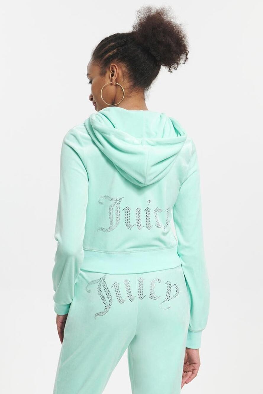 Juicy Couture - OG Big Bling Velour Hoodie
